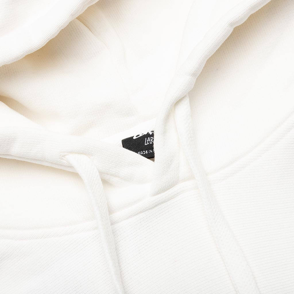 Skull & Bones Pigment Dyed Hoodie - Natural