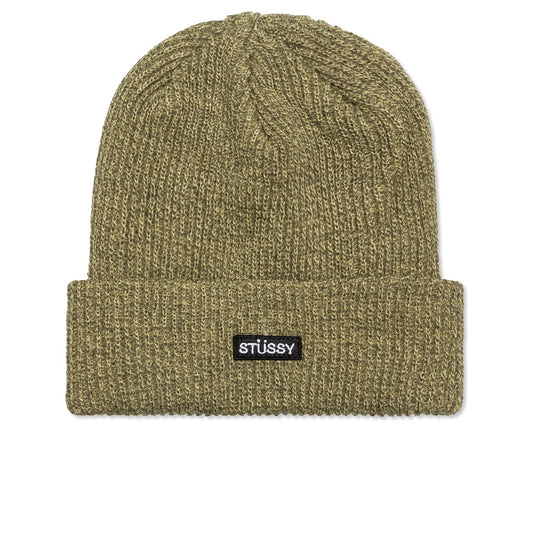 Small Patch Watch Cap Beanie - Olive