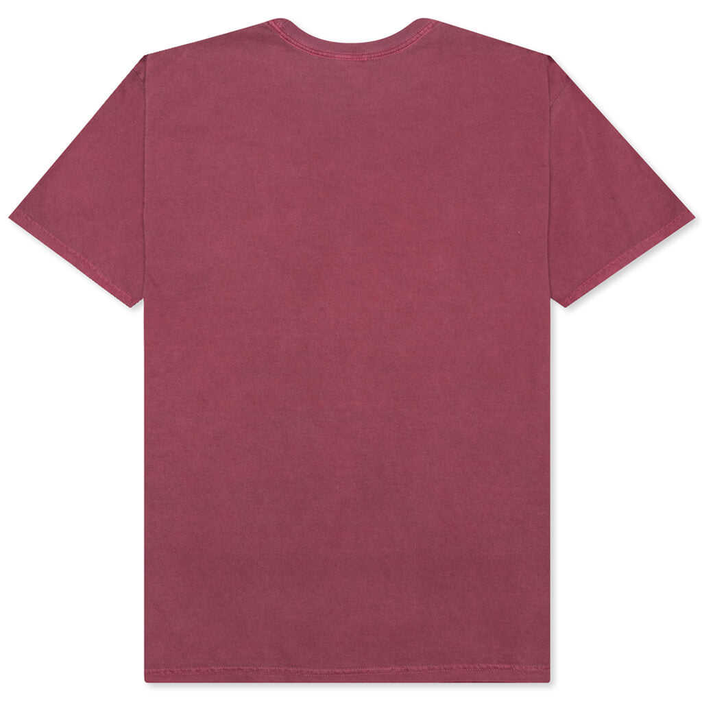 Smooth Stock Pigment Dyed Tee - Wine