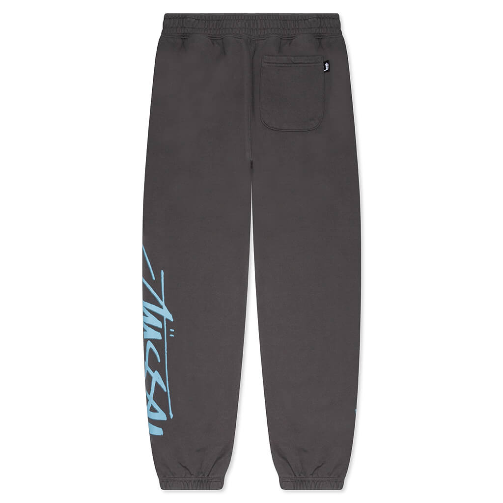 Smooth Stock Printed Pant - Black