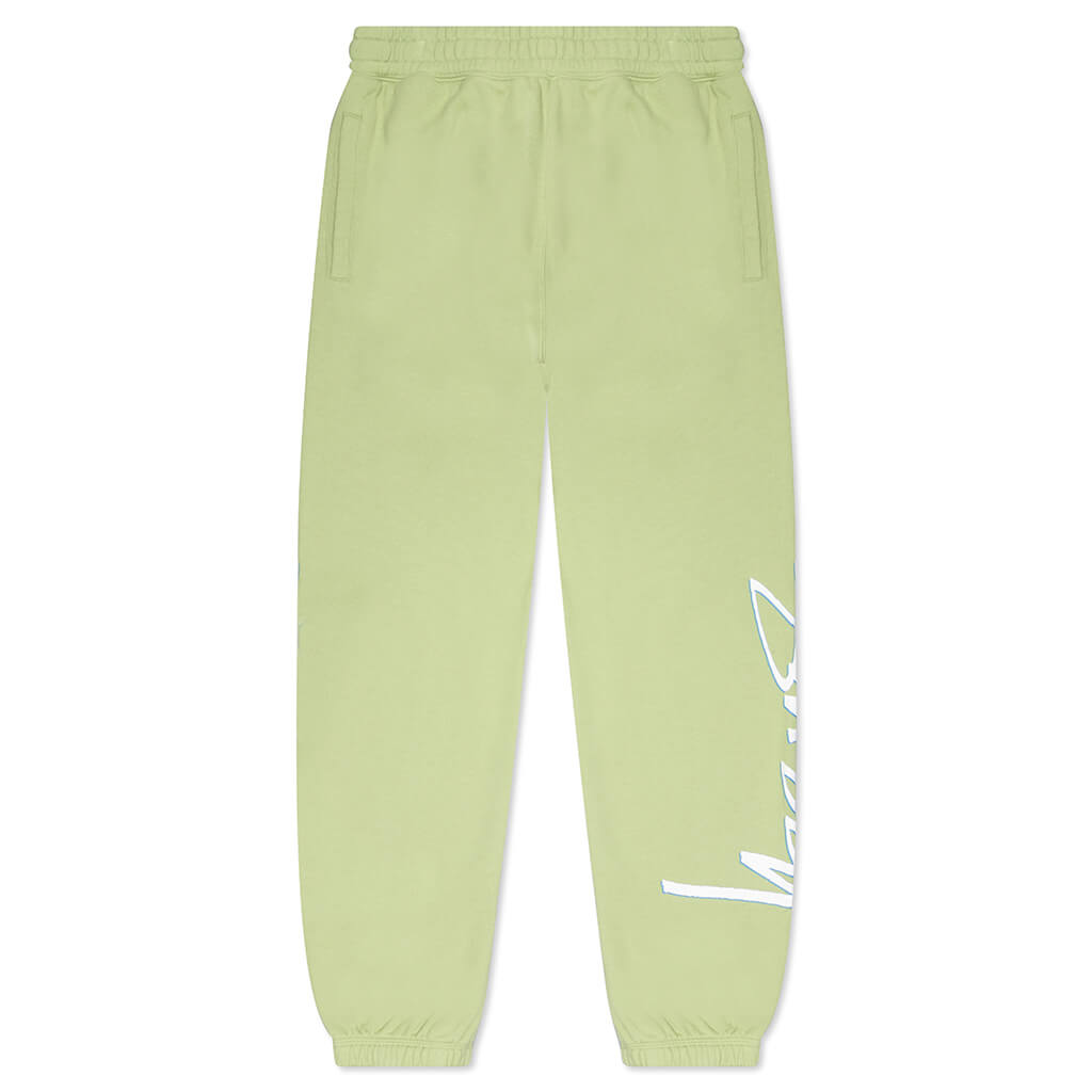 Smooth Stock Printed Pant - Green