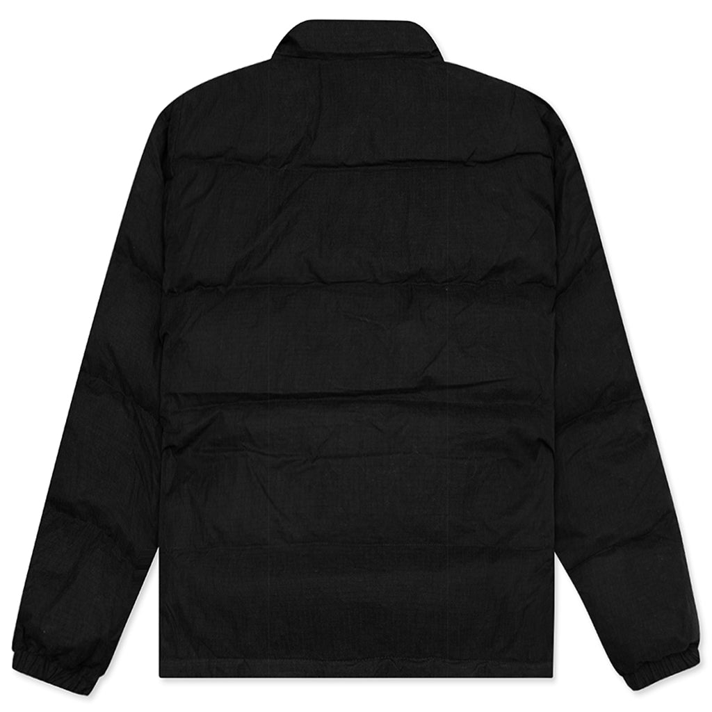 Solid Puffer Jacket - Black