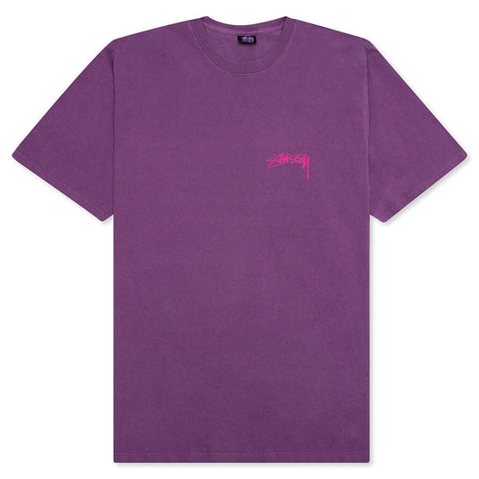 Sphinx Pigment Dyed Tee - Purple