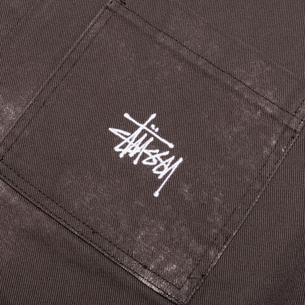 Spotted Bleach Chore Jacket - Brown