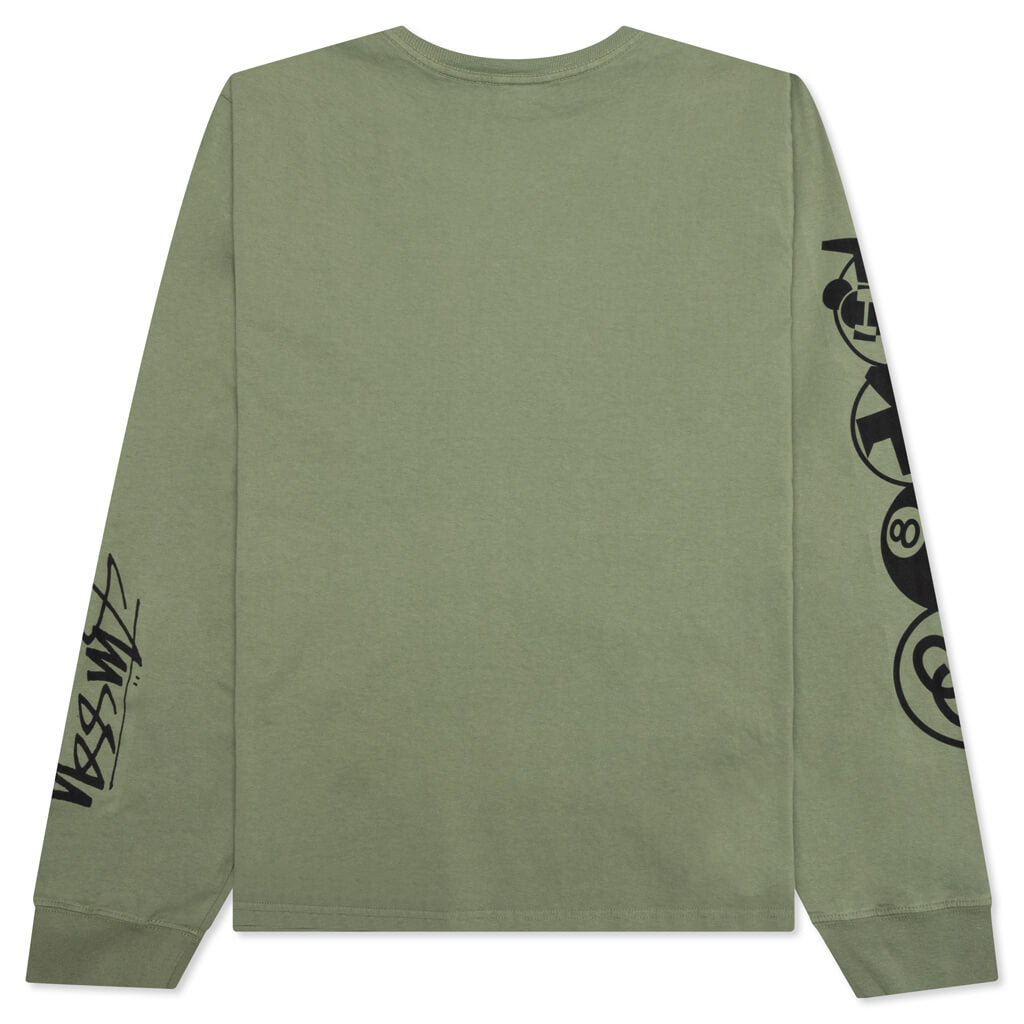 Stacked Pigment Dyed L/S Tee - Artichoke