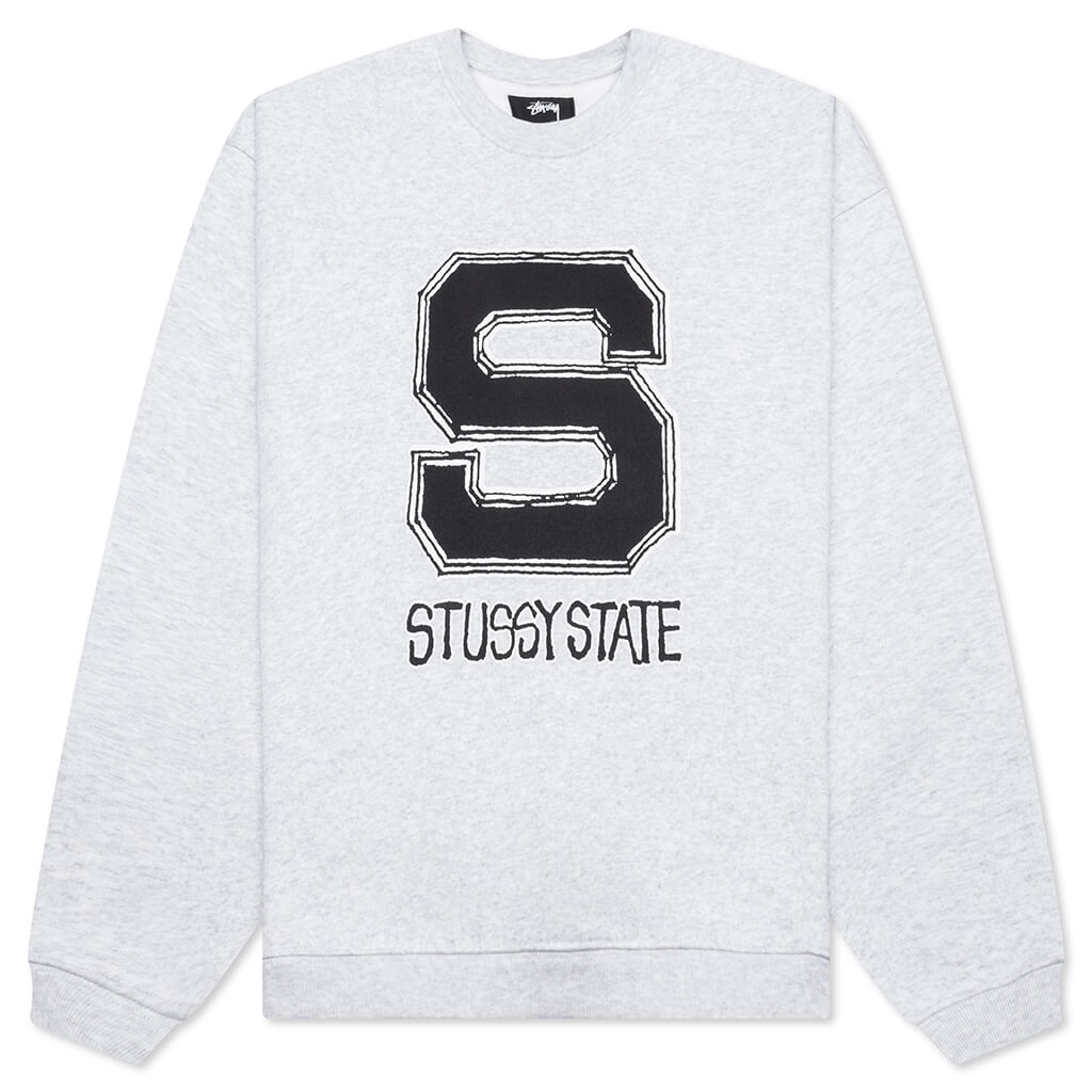Stüssy State Crew - Ash Heather