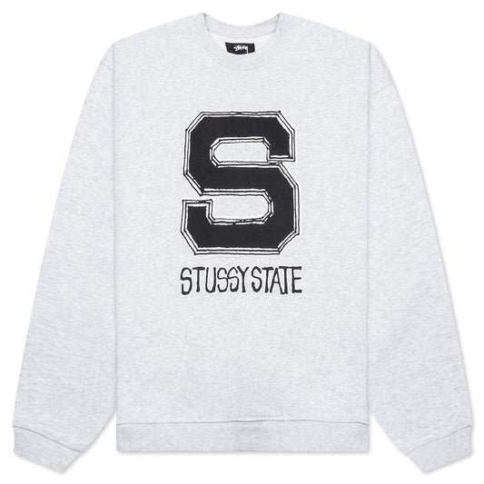 Stüssy State Crew - Ash Heather