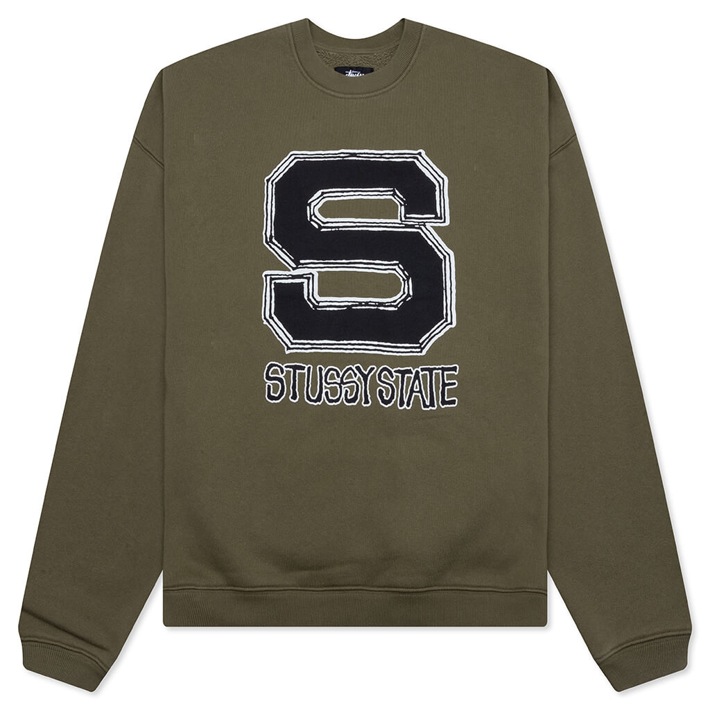 Stüssy State Crew - Olive