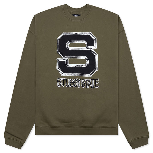 Stüssy State Crew - Olive