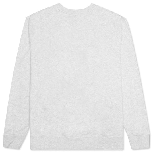 Stock Applique Crew - Ash Heather