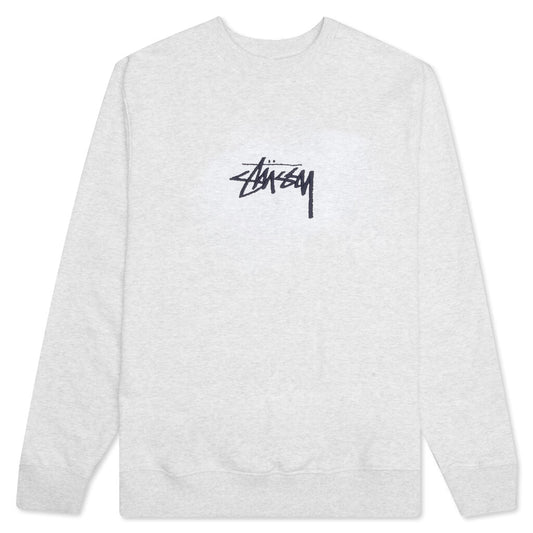 Stock Applique Crew - Ash Heather