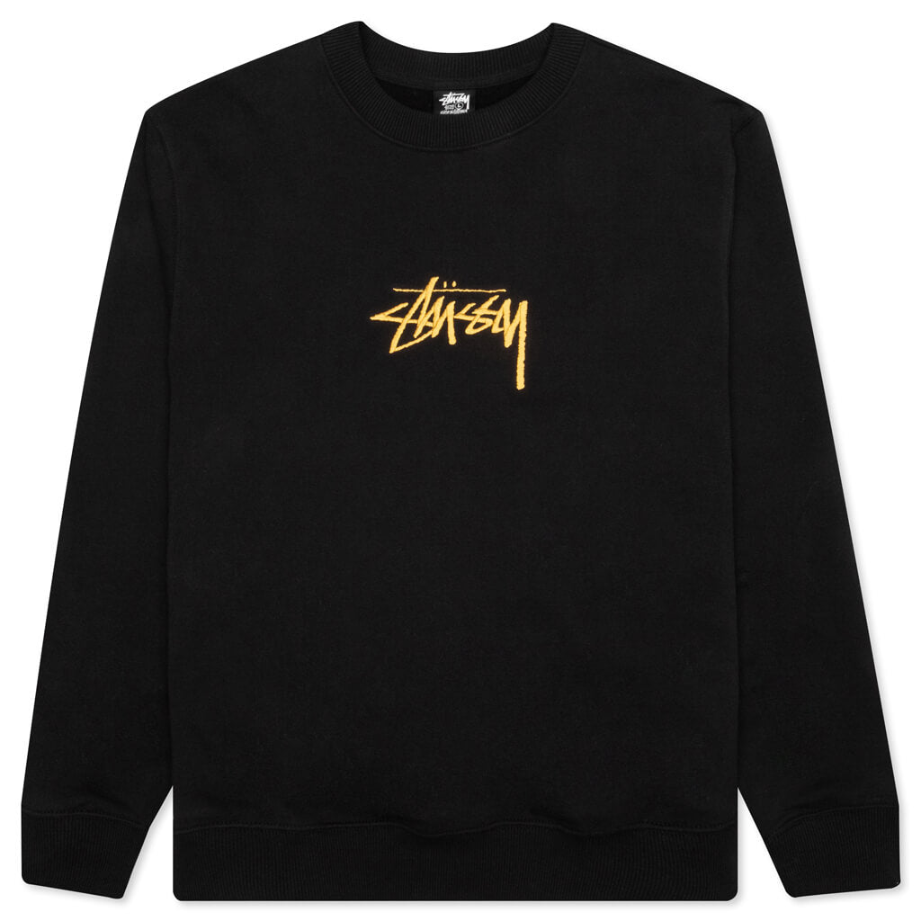 Stock Applique Crew - Black
