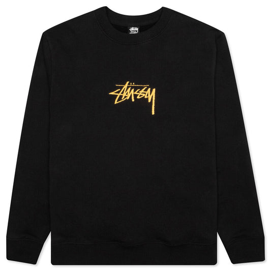 Stock Applique Crew - Black