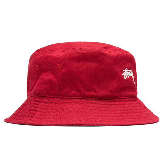Stock Bucket Hat - Burgundy