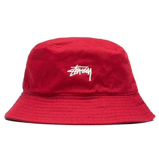 Stock Bucket Hat - Burgundy