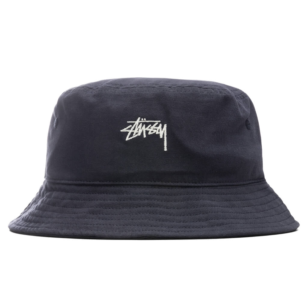 Stock Canvas Bucket Hat - Navy