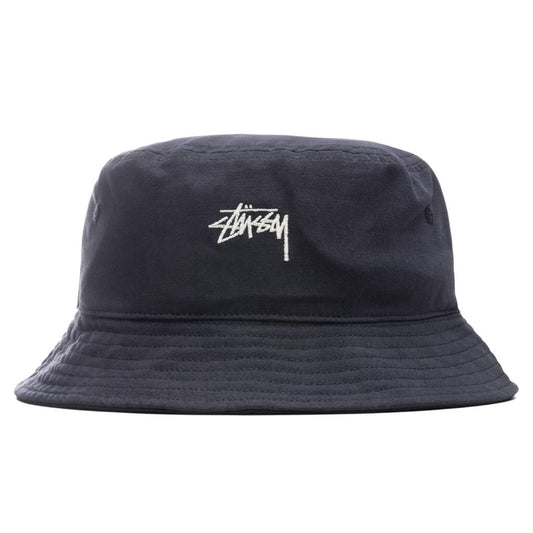Stock Canvas Bucket Hat - Navy