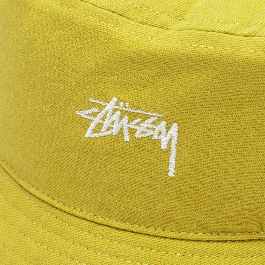 Stock Canvas Bucket Hat - Sulfur