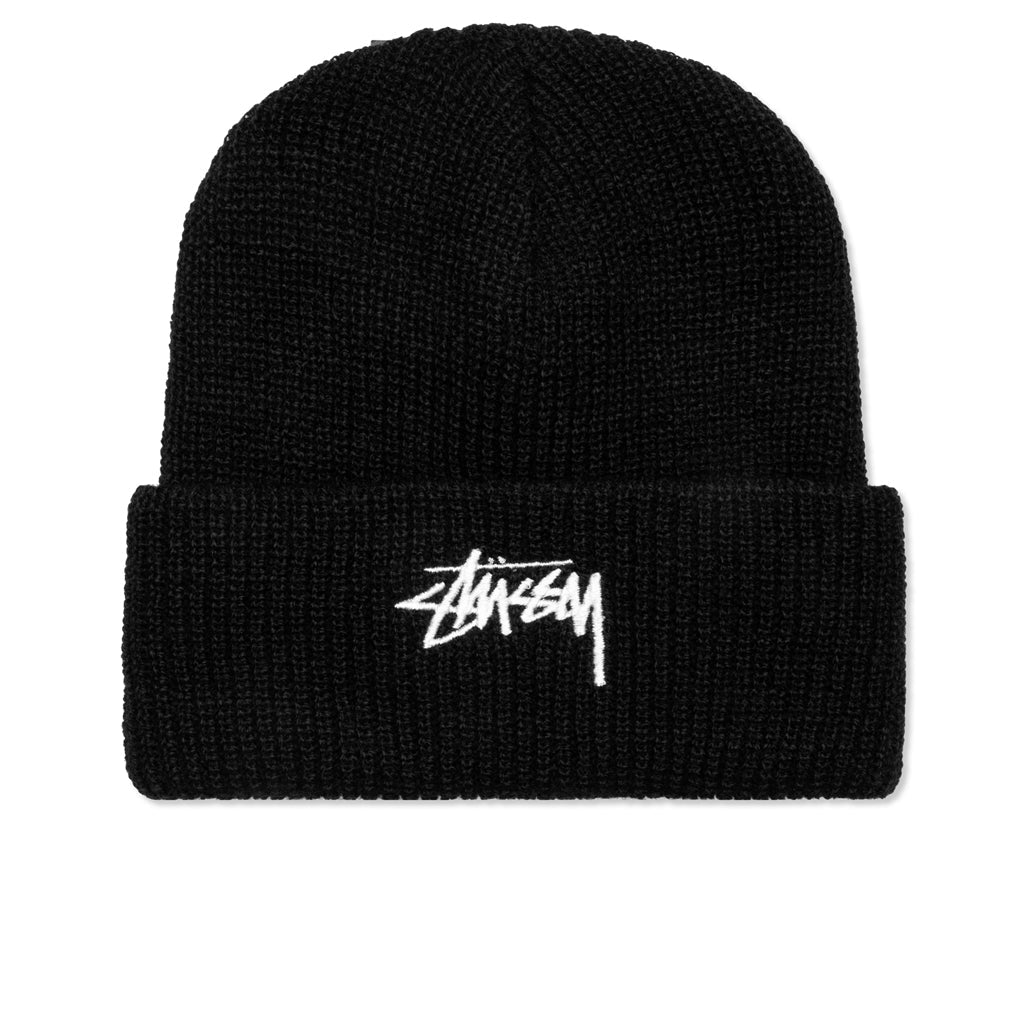 Stock Cuff Beanie - Black FA20