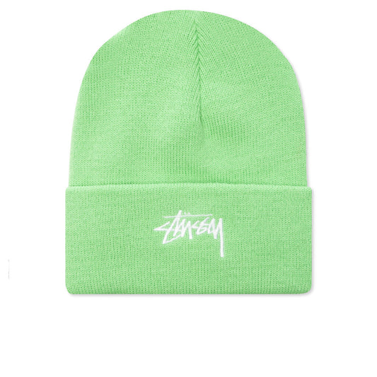 Stock Cuff Beanie - Bright Green