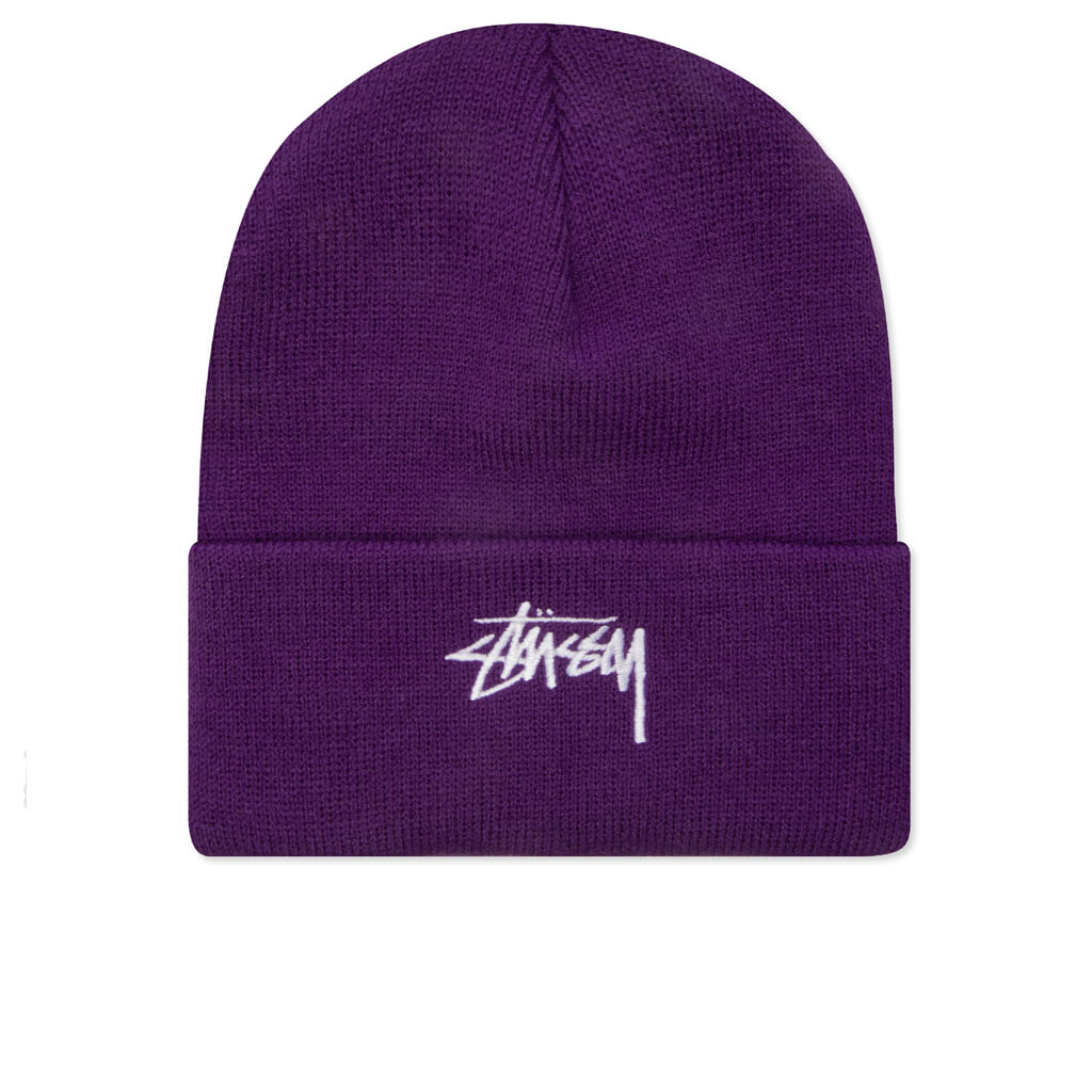 Stock Cuff Beanie - Grape