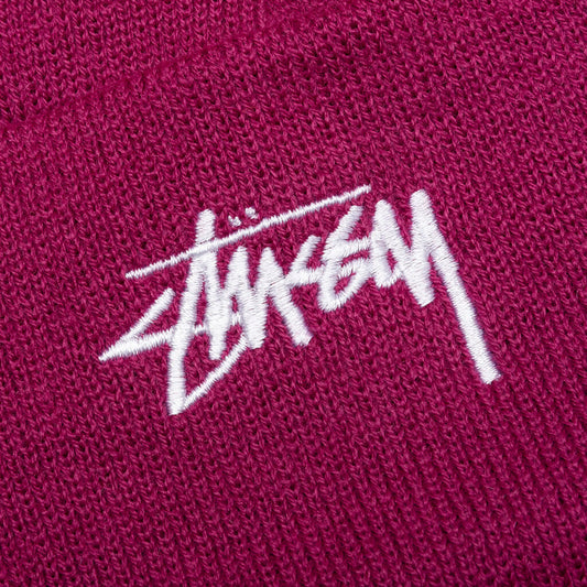 Stock Cuff Beanie - Plum