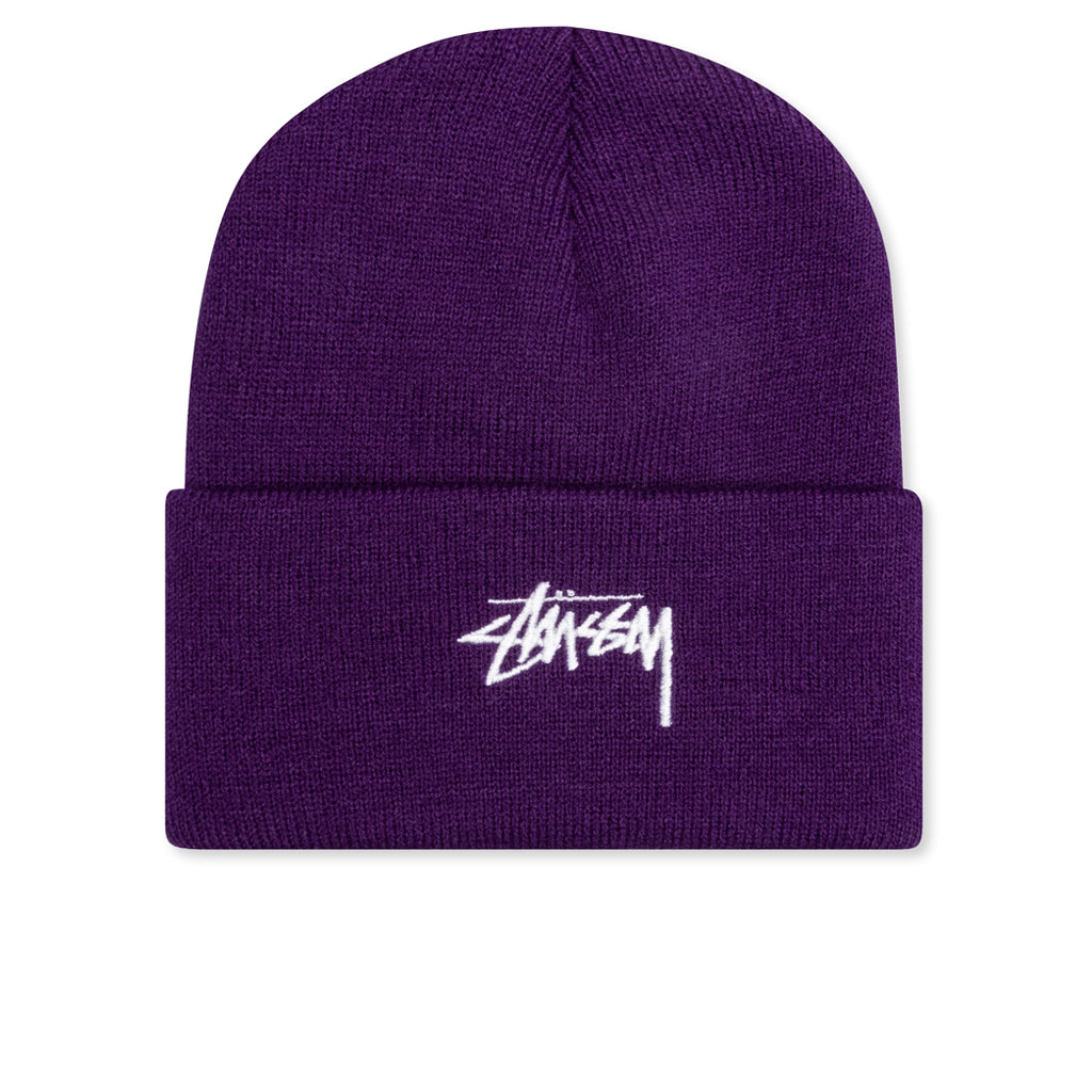 Stock Cuff Beanie - Purple