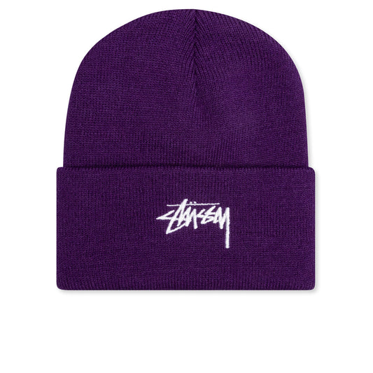 Stock Cuff Beanie - Purple