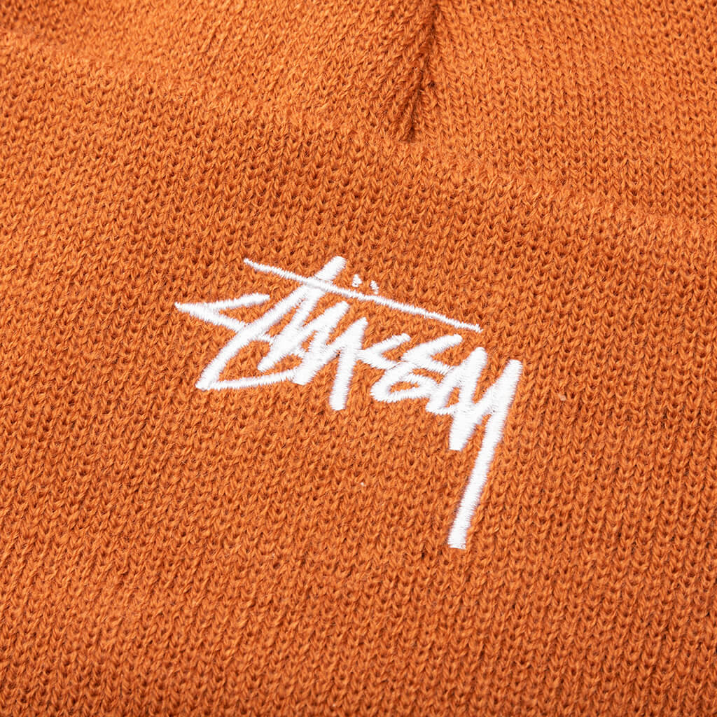 Stock Cuff Beanie - Rust