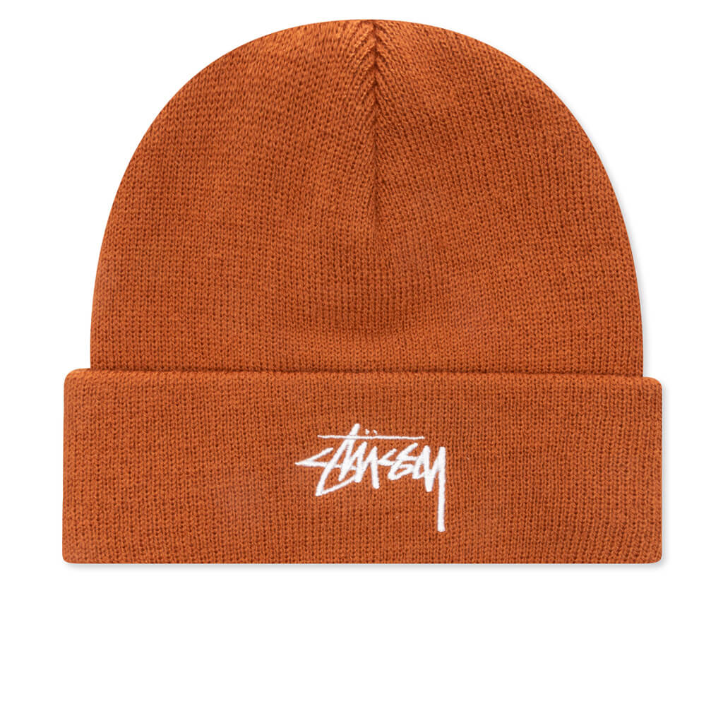 Stock Cuff Beanie - Rust