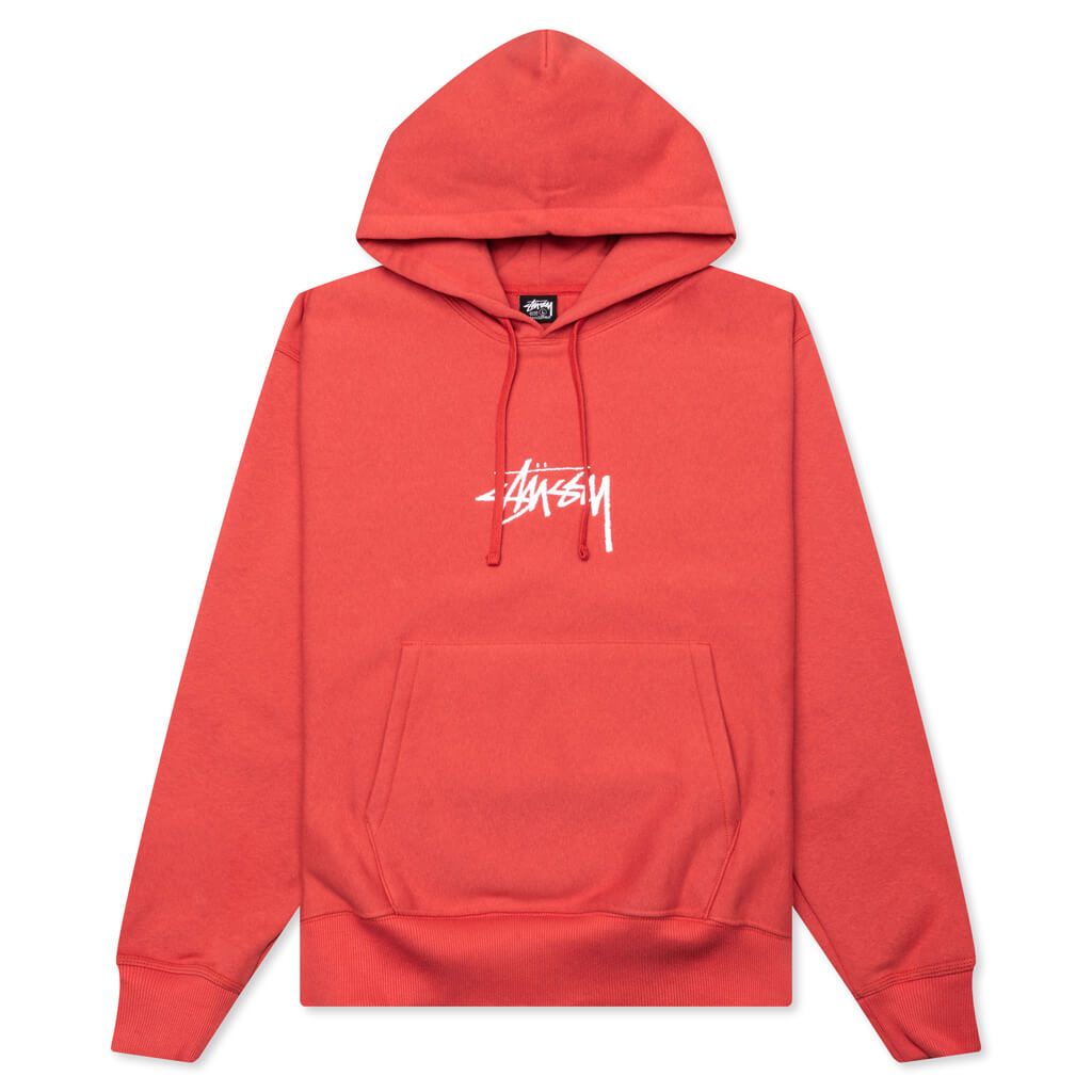Stock Logo Applique Hoodie - Pepper