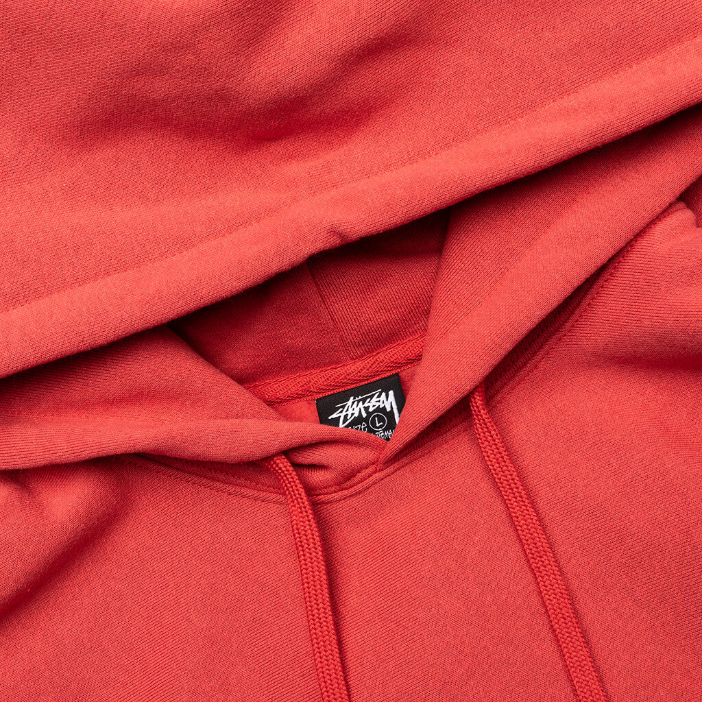 Stock Logo Applique Hoodie - Pepper
