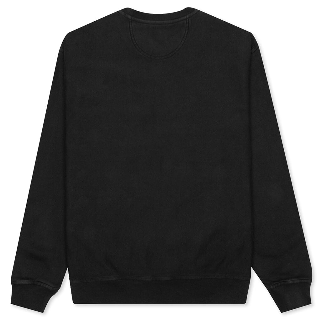 Stock Logo Crew - Black