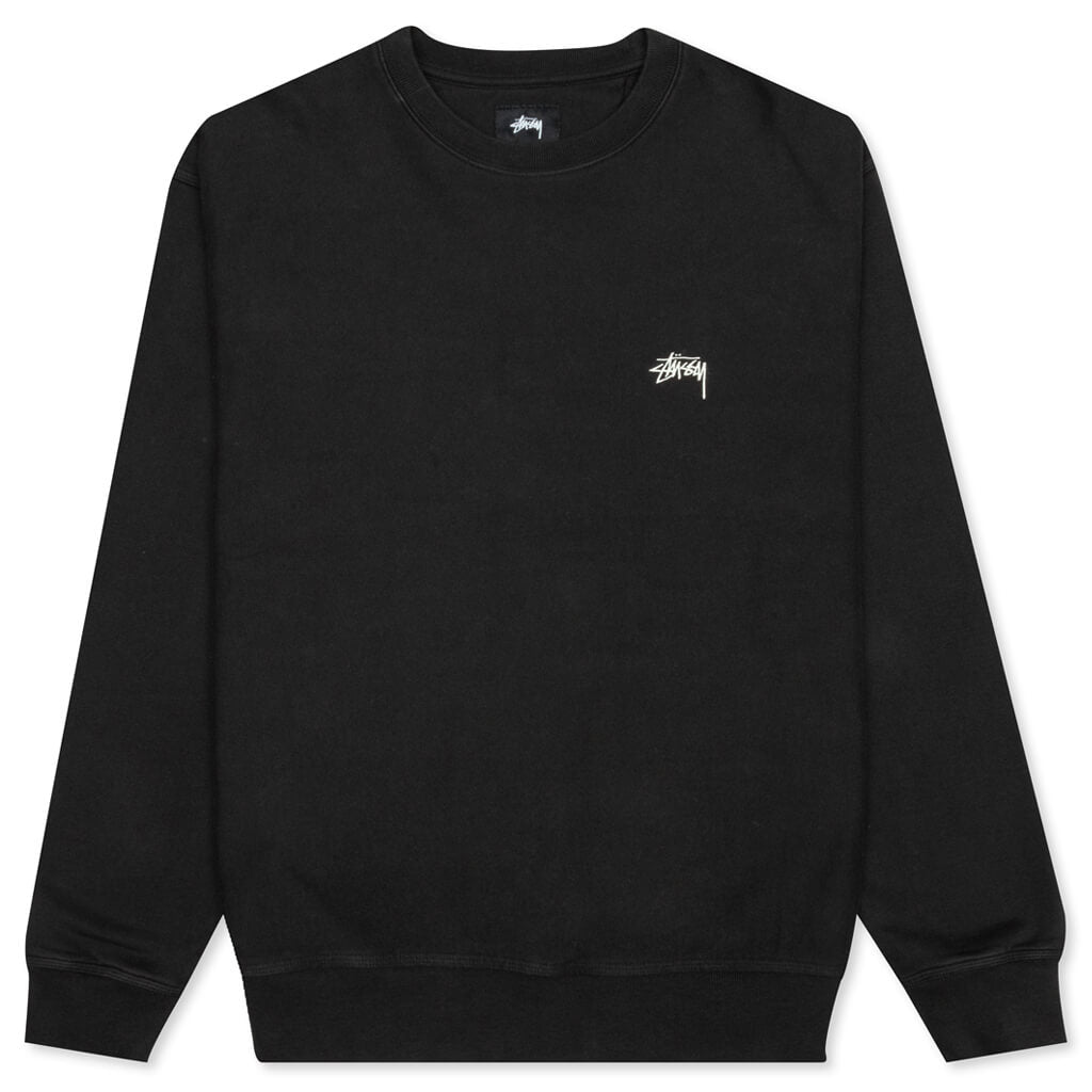 Stock Logo Crew - Black
