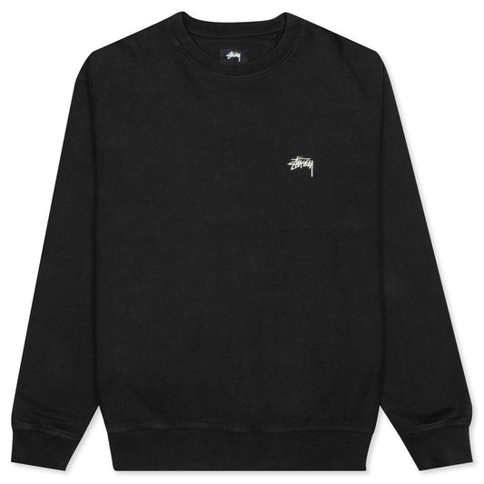 Stock Logo Crew - Black