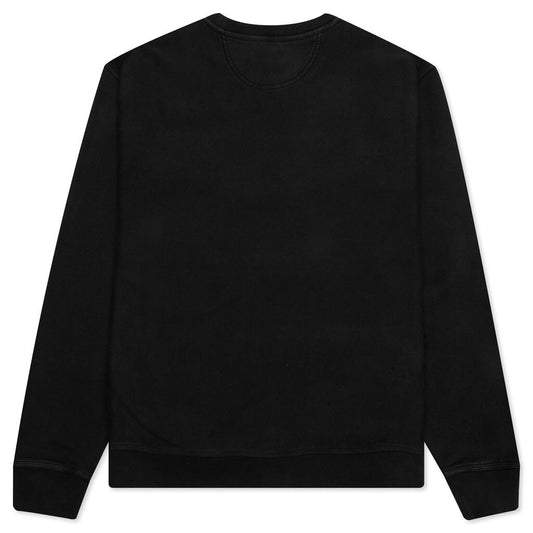 Stock Logo Crew - Black