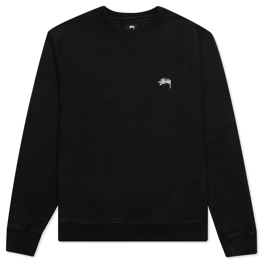 Stock Logo Crew - Black