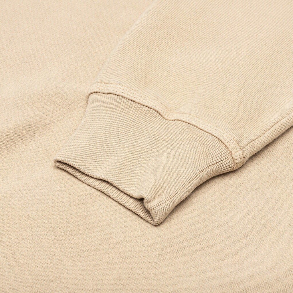 Stock Logo Hoodie - Beige