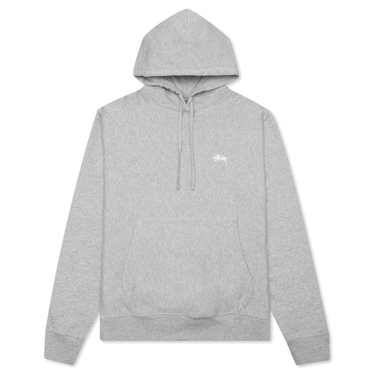 Stock Logo Hoodie - Grey Heather