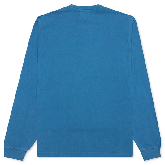 Stock Logo L/S Crew - Blue