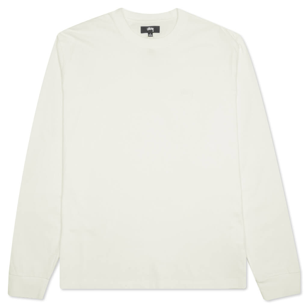 Stock Logo L/S Crew - Natural