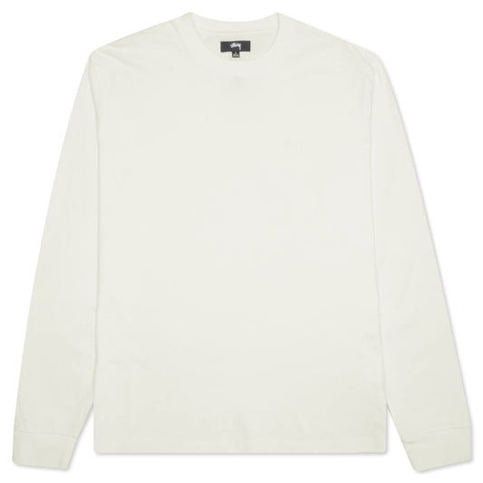 Stock Logo L/S Crew - Natural