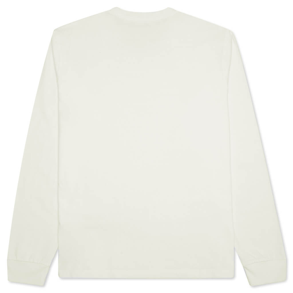 Stock Logo L/S Crew - Natural