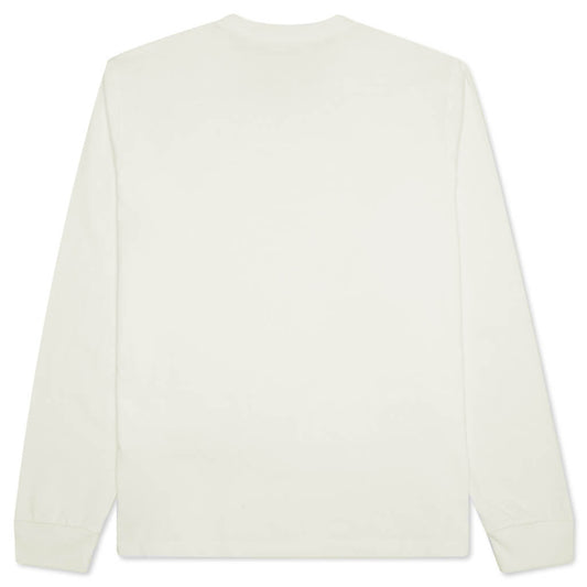 Stock Logo L/S Crew - Natural