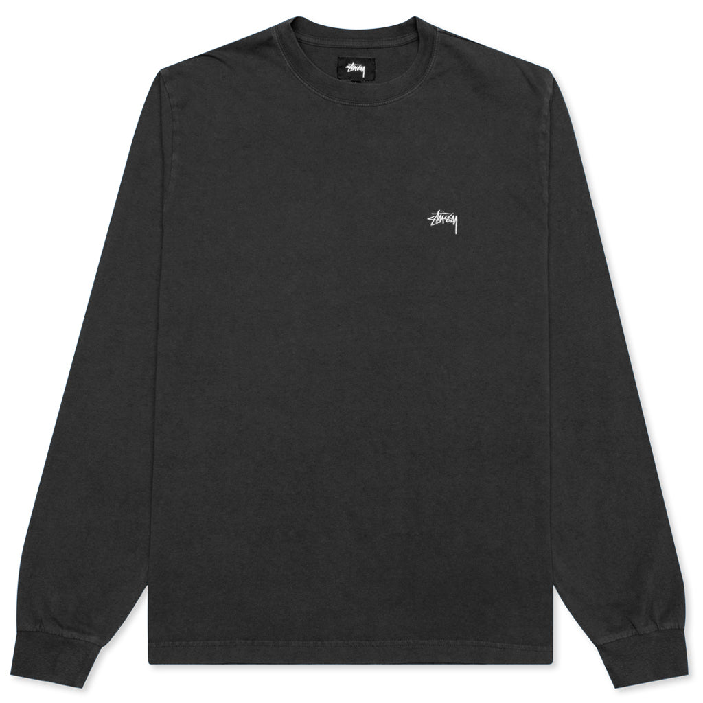 Stock Logo L/S Crew - Black