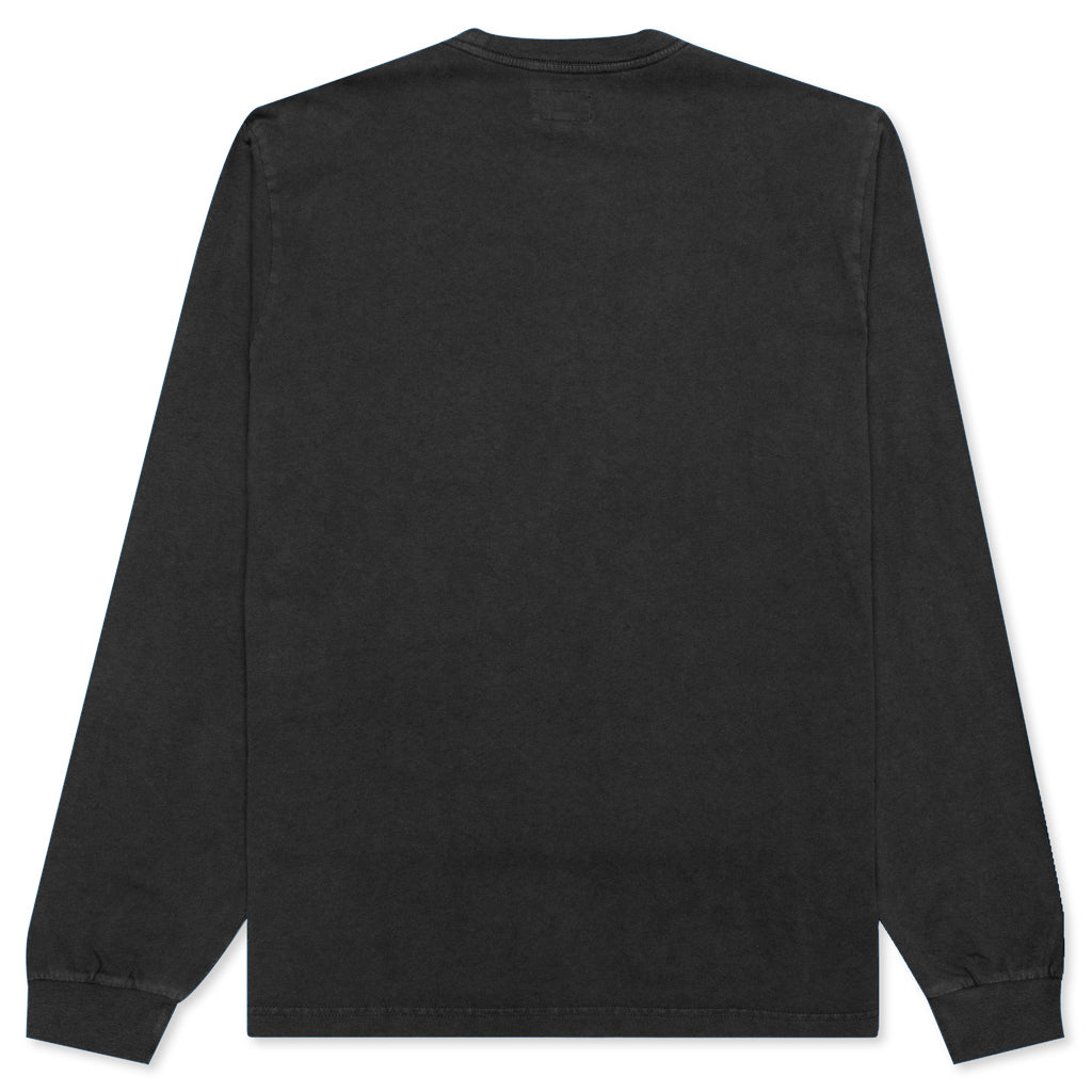 Stock Logo L/S Crew - Black