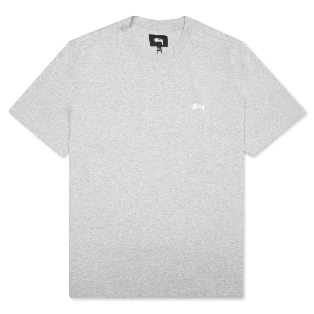 Stock Logo S/S Crew - Grey Heather