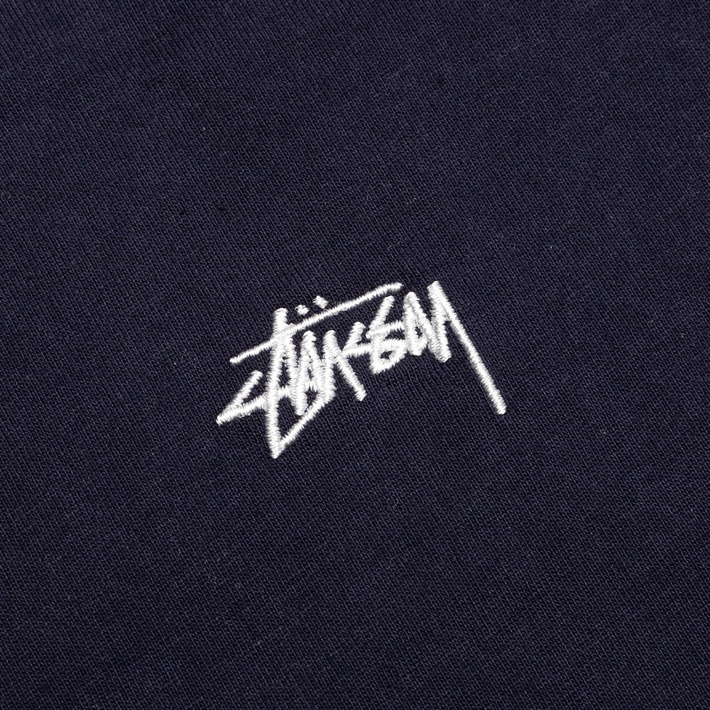 Stock Logo S/S Crew - Navy