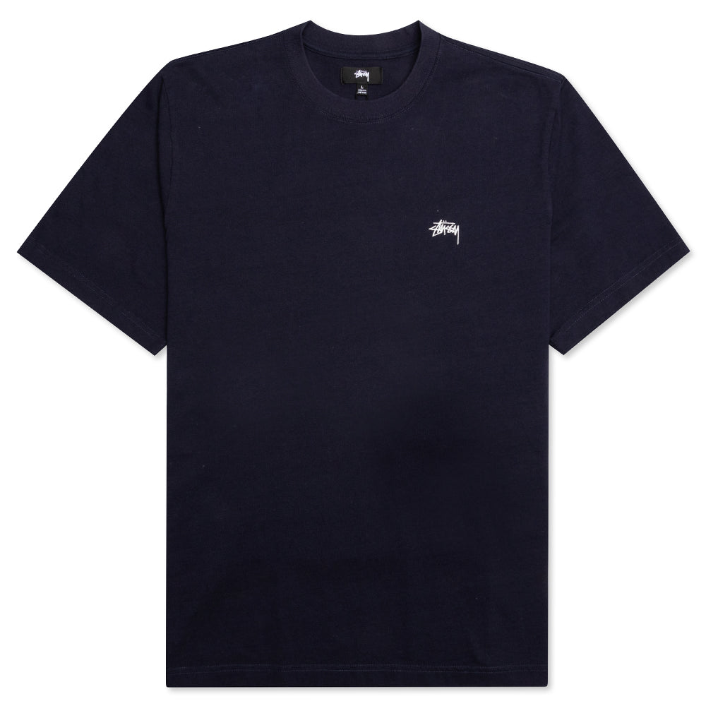 Stock Logo S/S Crew - Navy