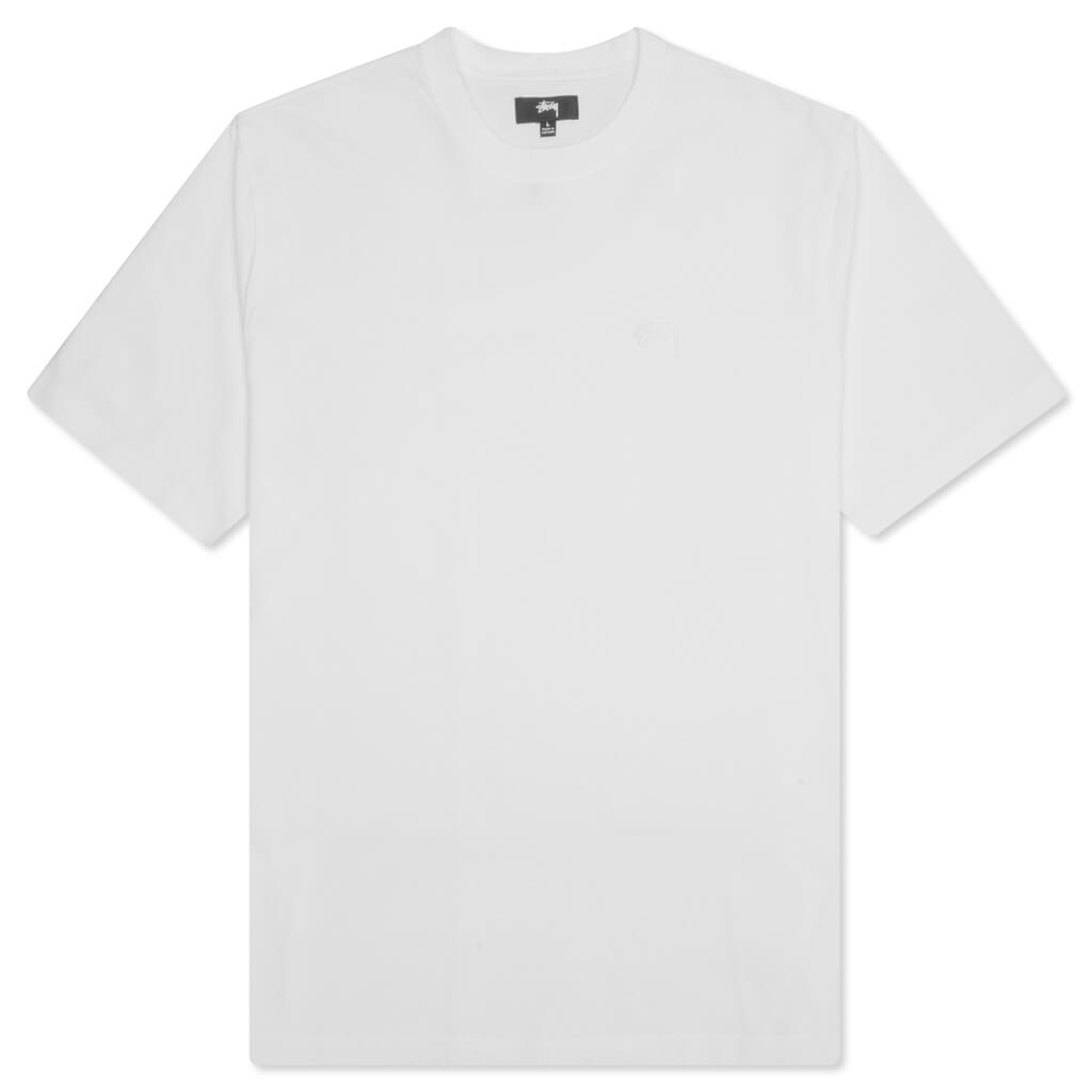 Stock Logo S/S Crew - White